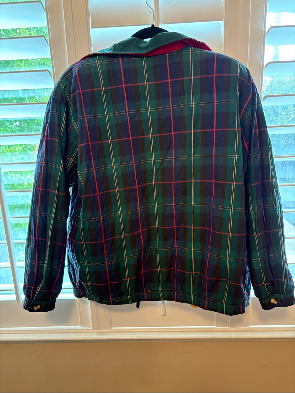 Mulberry Street Vintage Color Block Reversible Bomber Jacket-EUC - Picture 11 of 12